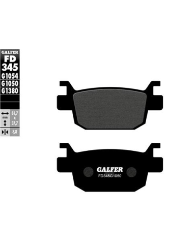 pastillas de freno moto galfer scooter fd345g1050
