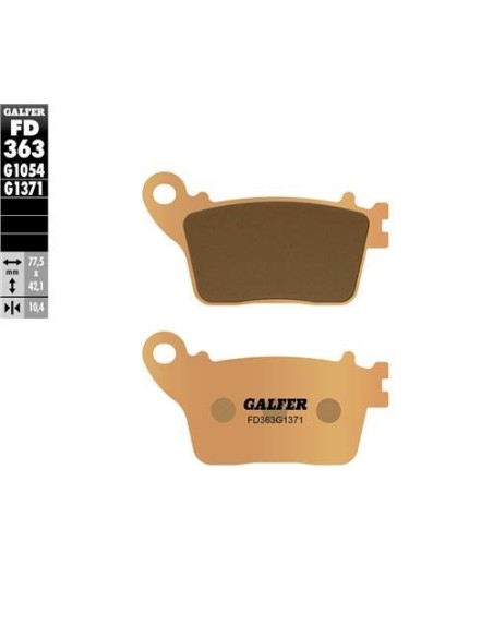 pastillas de freno moto galfer sinter street fd363