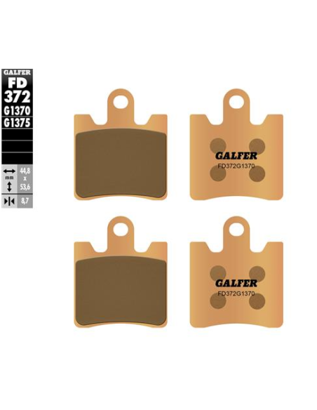 pastillas de freno moto galfer sinter street fd372