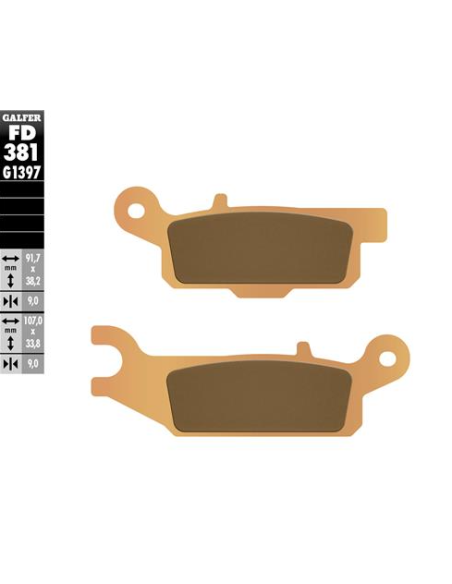 pastillas de freno moto galfer sinter quad fd381g1