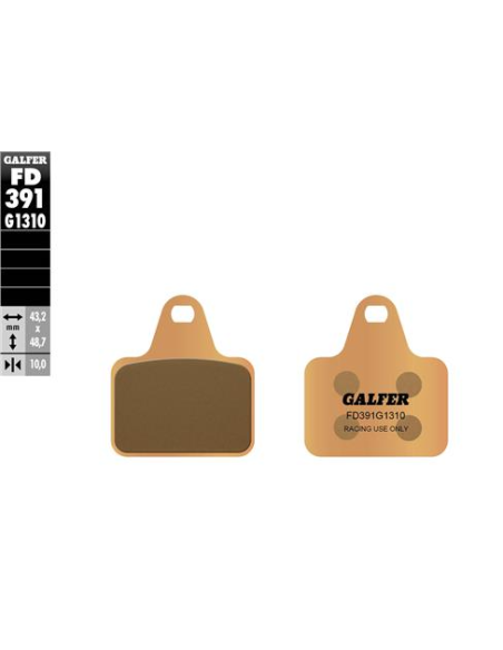 pastillas de freno moto galfer sinter racing fd391