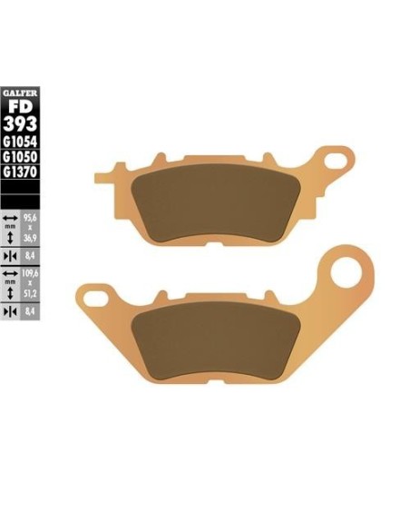 pastillas de freno moto galfer sinter street fd393