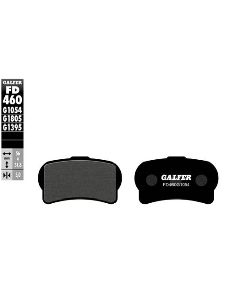 pastillas de freno moto galfer semi metal fd460g13