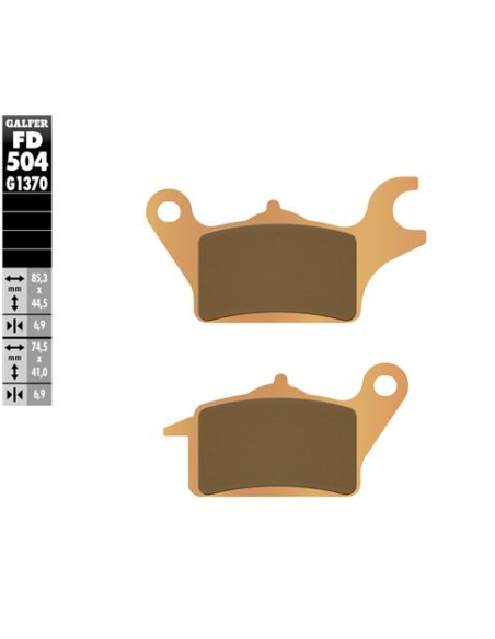 pastillas de freno moto galfer sinter street fd504