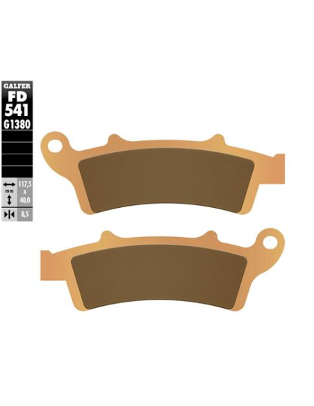pastillas de freno moto galfer scooter fd541g1380