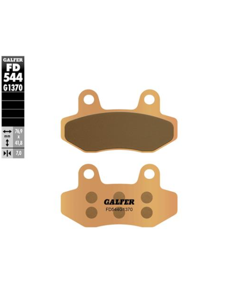 pastillas de freno moto galfer sinter street fd544