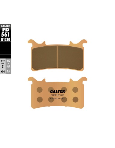 pastillas galfer racing bmw m 1000 rr s 1000 rr fd561g1310