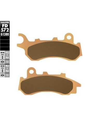 pastillas galfer modelo fd572g1380