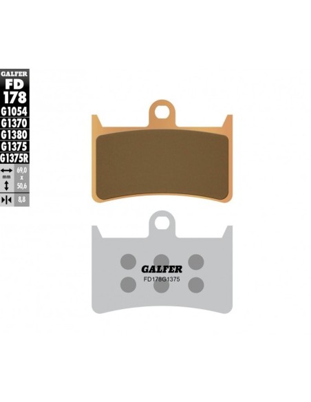 kit freno oversize galfer kg4743fs yamaha t max 500 2008 wave 320 mm delantero trasero