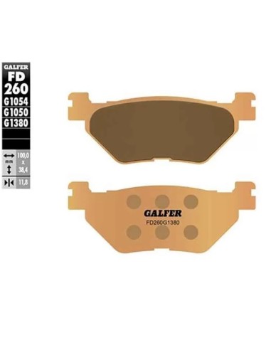 kit freno oversize galfer kg4953fs yamaha t max 530 2014 delantero 320 mm trasero wav