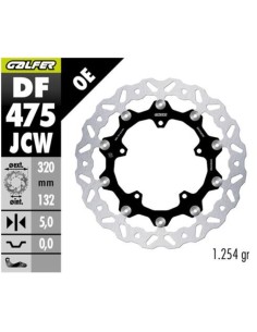 kit freno delantero oversize galfer kg4982fs yamaha t max 530 560 wave 320 mm 2