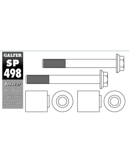 kit freno galfer kg4983fs yamaha t max 530 560 wave 320 mm delantero trasero