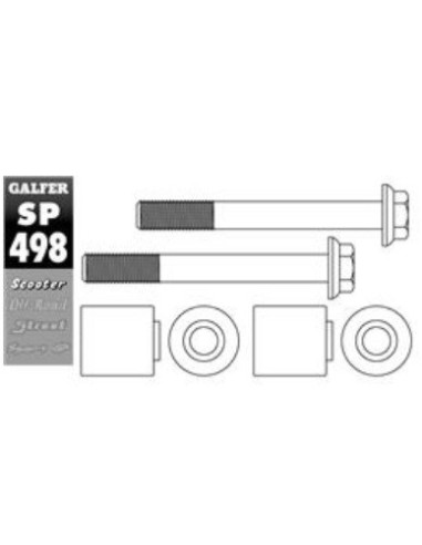 kit freno galfer kg4983fs yamaha t max 530 560 wave 320 mm delantero trasero