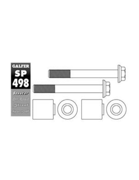 kit freno galfer kg4983fs yamaha t max 530 560 wave 320 mm delantero trasero