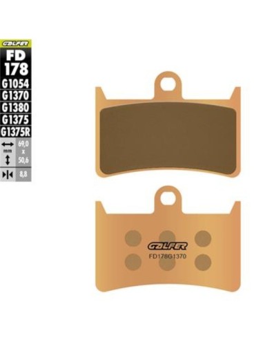 kit freno delantero trasero galfer kg5033f yamaha t max 500 04 07 discos wave