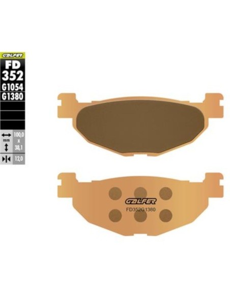 kit freno delantero trasero galfer kg5033f yamaha t max 500 04 07 discos wave