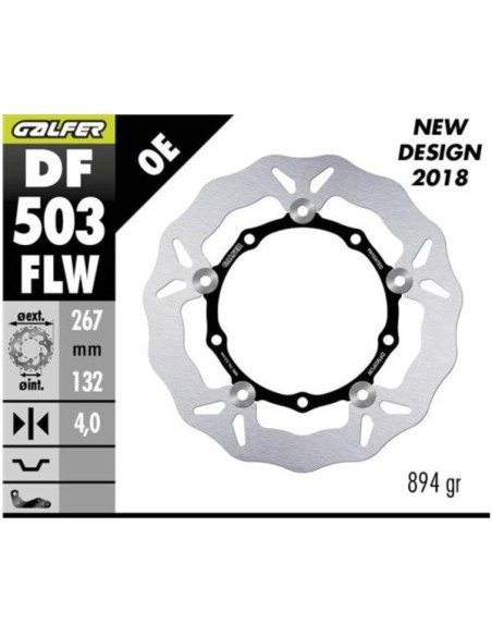 kit freno delantero trasero galfer kg503cf yamaha t max 530 discos wave