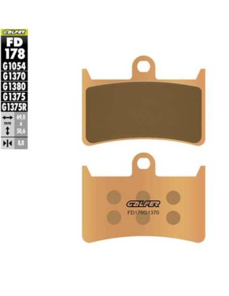 kit freno delantero trasero galfer kg503cf yamaha t max 530 discos wave