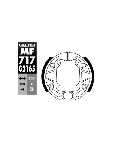zapatas galfer gz 717 typhoon 96 mf717g2165