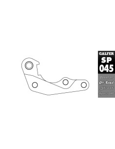 soporte de pinza galfer sp045 para honda crf disco delantero 270 mm 2015 2018