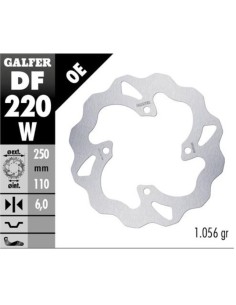 disco de freno trasero kawasaki galfer df220w