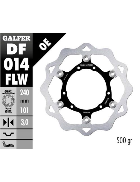 disco freno moto galfer wave flotante 240x3mm df01