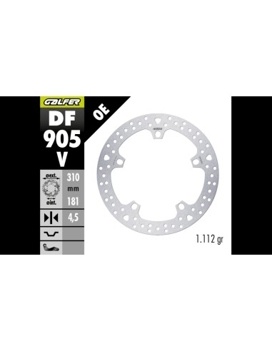 disco de freno delantero bmw r 1300gs df905w