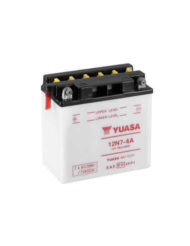 bateria para motocicleta yuasa conventional 7 4ah cp 12n7 4a