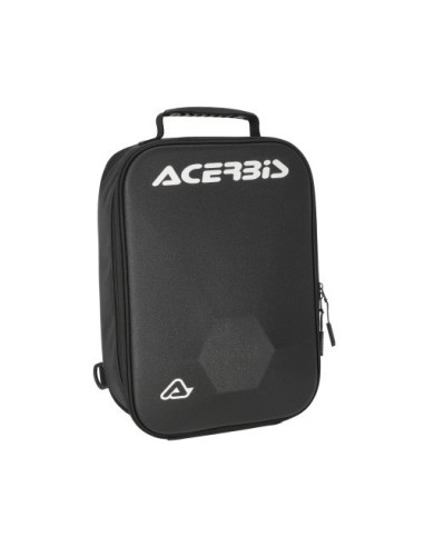 bolsa para gafas acerbis 0027572 090 negra para 4 mascaras off road