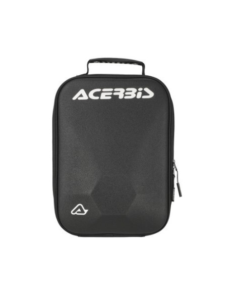 bolsa para gafas acerbis 0027572 090 negra para 4 mascaras off road