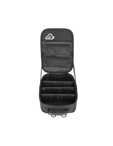 bolsa para gafas acerbis 0027572 090 negra para 4 mascaras off road