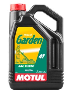 aceite para maquinaria de jardineria motul garden 15w40 4t 101312 5l