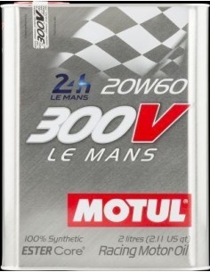 aceite de motor motul 300v le mans 20w60 104245 competicion 2l