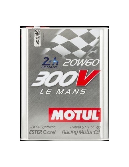 aceite de motor motul 300v le mans 20w60 104245 competicion 2l