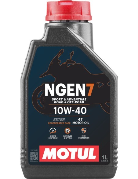 aceite para moto 4t motul ngen 7 111835 sae 10w 40 1 l