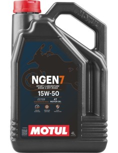 aceite para moto 4t motul ngen 7 111825 sae 15w 50 4 l