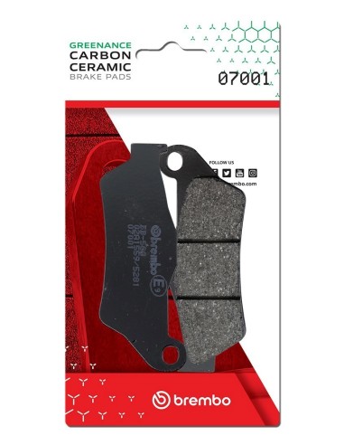 pastillas de freno moto brembo genuinas 07001
