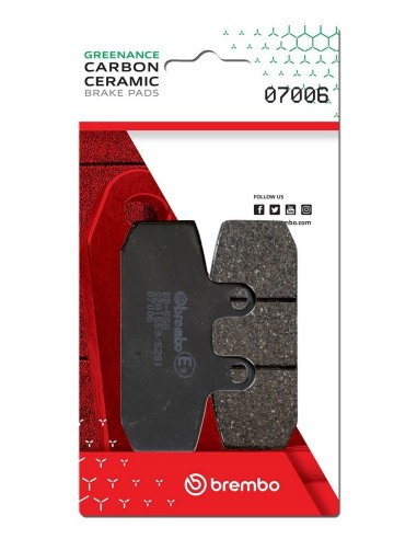 pastillas de freno moto brembo genuinas 07006