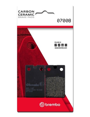 pastillas de freno moto brembo genuinas 07008