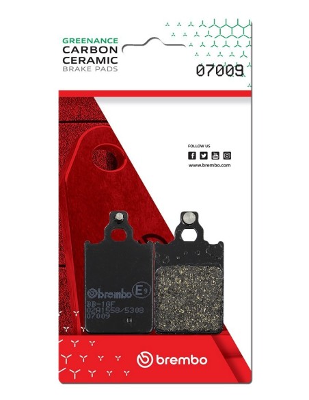 pastillas de freno moto brembo genuinas 07009