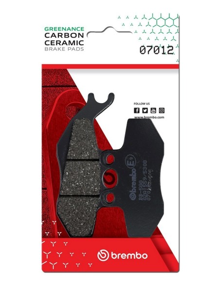pastillas de freno moto brembo genuinas 07012