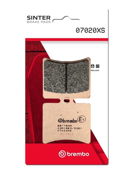 pastillas de freno moto brembo sinterizadas 07020xs