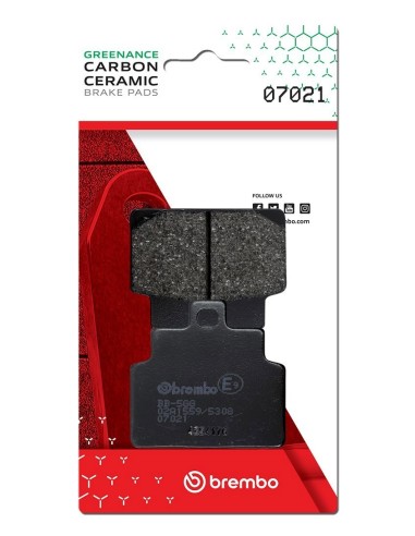 pastillas de freno moto brembo genuinas 07021