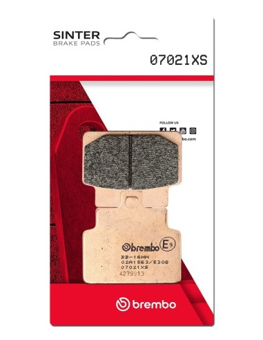 pastillas de freno moto brembo sinterizadas 07021xs