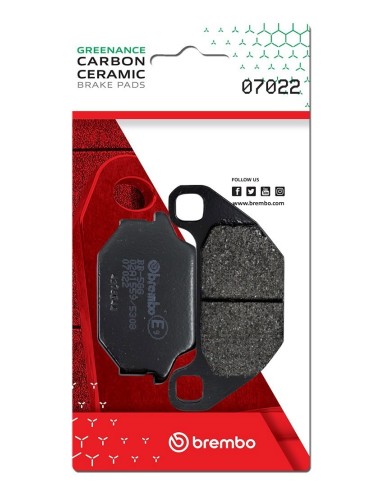 pastillas de freno moto brembo genuinas 07022