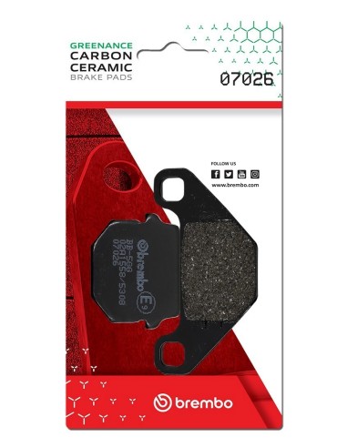 pastillas de freno moto brembo genuinas 07026