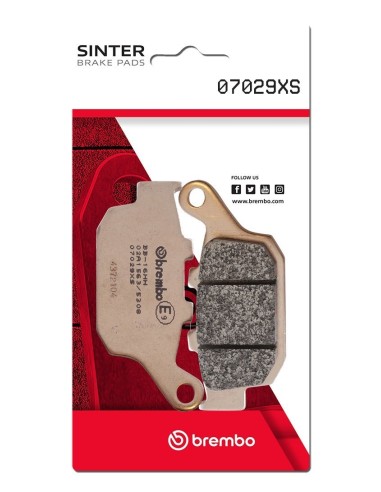 pastillas de freno moto brembo sinterizadas 07029xs