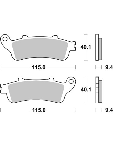 pastillas de freno moto brembo genuinas 07034