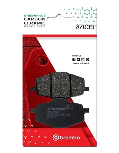 pastillas de freno moto brembo genuinas 07039