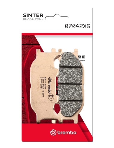 pastillas de freno moto brembo sinterizadas 07042xs